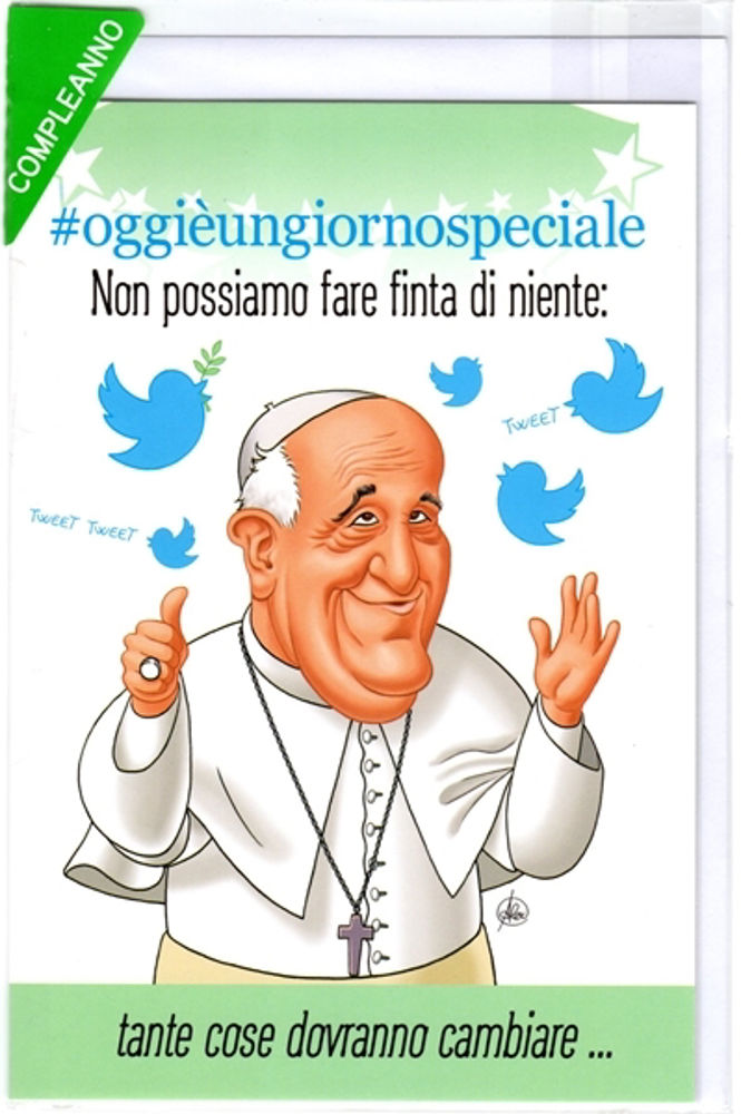 Biglietto Buon Compleanno Papa Francesco Assabese