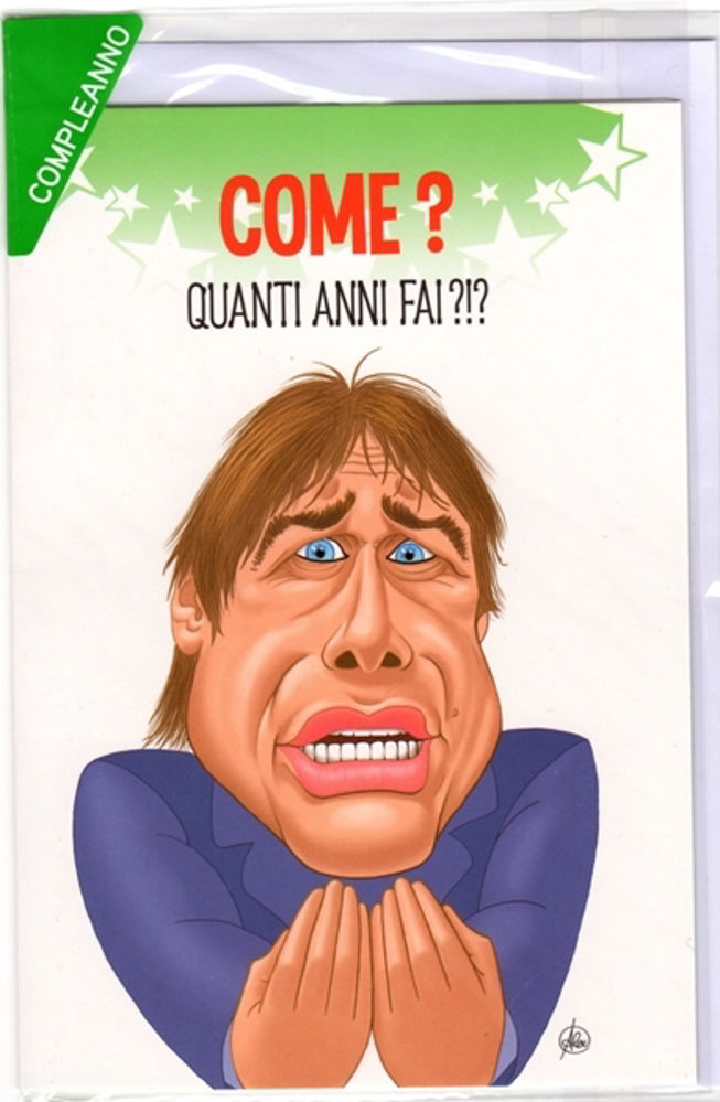 Biglietto Buon Compleanno Antonio Conte Assabese